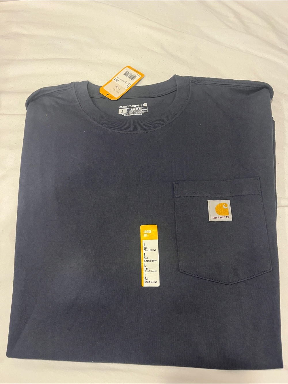 Carhartt Navy Short-Sleeve Pocket T-Shirt - Men’s